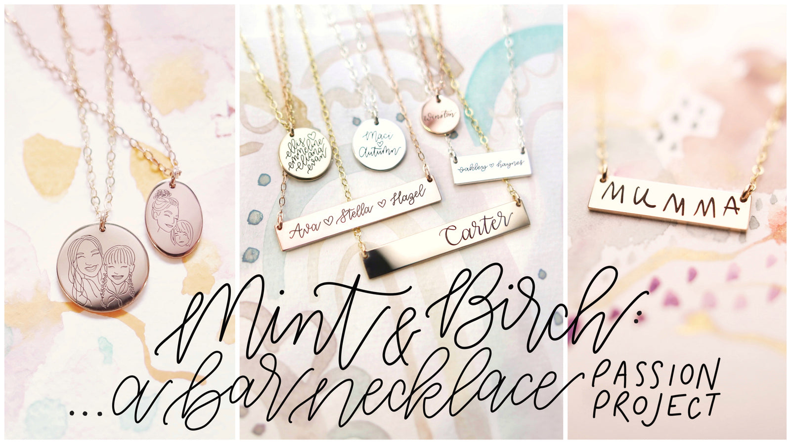 Custom Engraved Mama Bar Necklace - Heartfelt Tokens